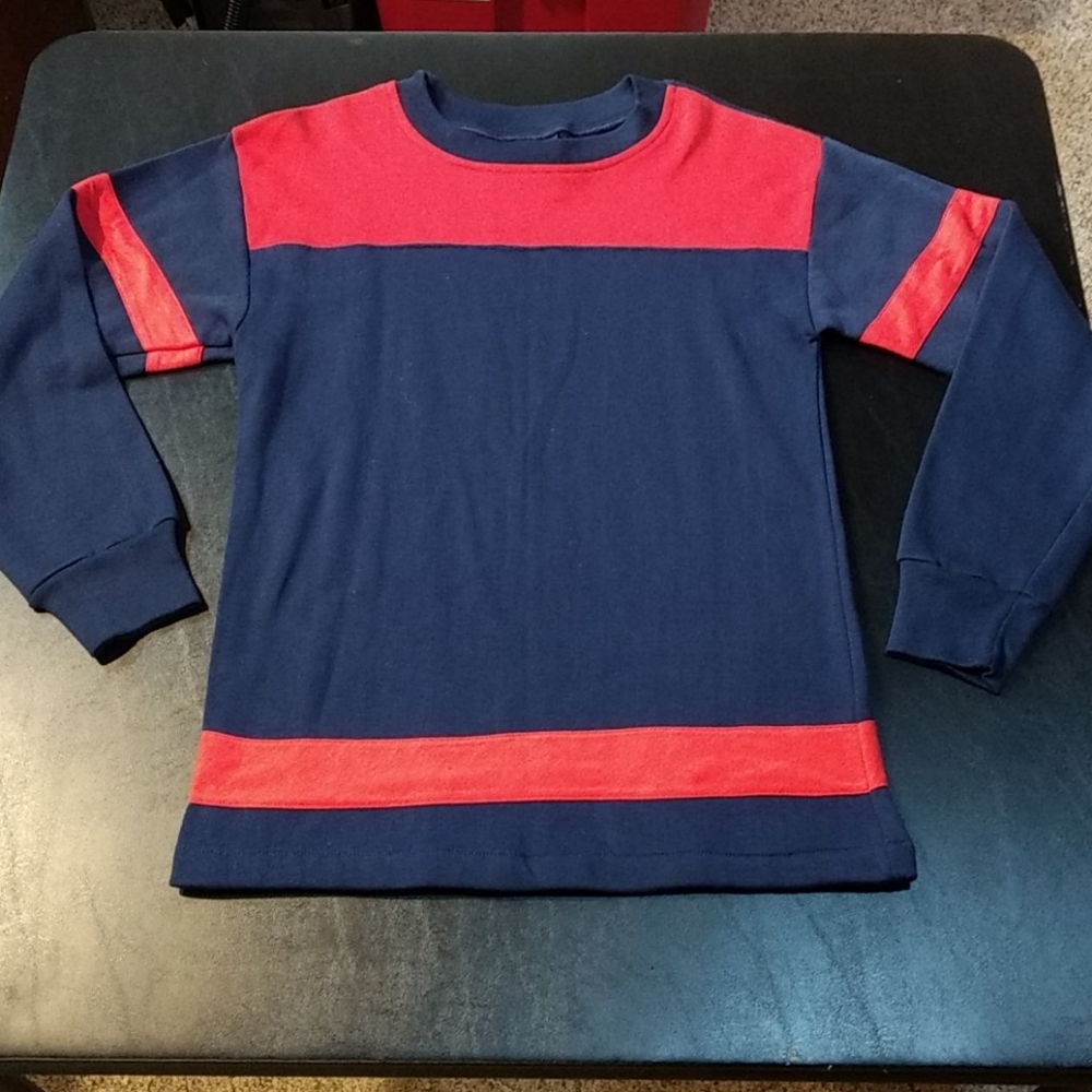 Vintage Color block Sweatshirt